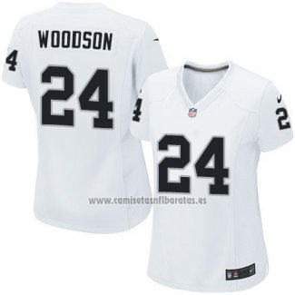 Camiseta NFL Game Mujer Las Vegas Raiders Woodson Blanco