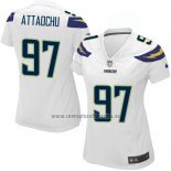 Camiseta NFL Game Mujer Los Angeles Chargers Attaochu Blanco