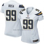 Camiseta NFL Game Mujer Los Angeles Chargers Bosa Blanco