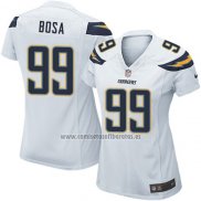 Camiseta NFL Game Mujer Los Angeles Chargers Bosa Blanco