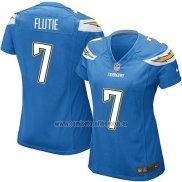 Camiseta NFL Game Mujer Los Angeles Chargers Flutie Azul