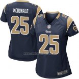 Camiseta NFL Game Mujer Los Angeles Rams Mcdonald Negro