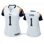 Camiseta NFL Game Mujer Los Angeles Rams Sam Sloman Blanco