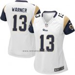 Camiseta NFL Game Mujer Los Angeles Rams Warner Blanco
