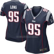 Camiseta NFL Game Mujer New England Patriots Long Negro