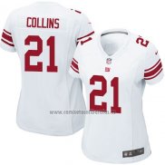 Camiseta NFL Game Mujer New York Giants Collins Blanco