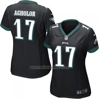 Camiseta NFL Game Mujer Philadelphia Eagles Agholor Negro