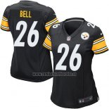 Camiseta NFL Game Mujer Pittsburgh Steelers Bell Negro