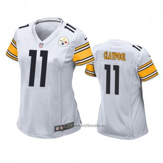 Camiseta NFL Game Mujer Pittsburgh Steelers Chase Claypool Blanco