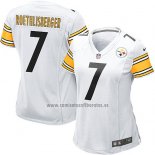 Camiseta NFL Game Mujer Pittsburgh Steelers Roethlisberger Blanco