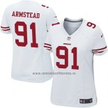 Camiseta NFL Game Mujer San Francisco 49ers Armstead Blanco