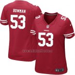 Camiseta NFL Game Mujer San Francisco 49ers Bowman Rojo