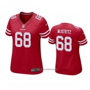 Camiseta NFL Game Mujer San Francisco 49ers Colton Mckivitz Rojo