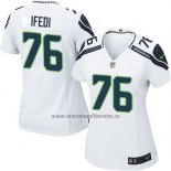 Camiseta NFL Game Mujer Seattle Seahawks Ifedi Blanco