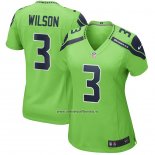 Camiseta NFL Game Mujer Seattle Seahawks Russell Wilson Alterno Verde