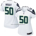 Camiseta NFL Game Mujer Seattle Seahawks Wright Blanco
