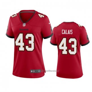 Camiseta NFL Game Mujer Tampa Bay Buccaneers Raymond Calais Rojo