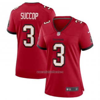 Camiseta NFL Game Mujer Tampa Bay Buccaneers Ryan Succop Rojo