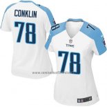 Camiseta NFL Game Mujer Tennessee Titans Conklin Blanco