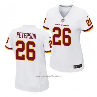 Camiseta NFL Game Mujer Washington Commanders Adrian Peterson Blanco