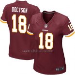 Camiseta NFL Game Mujer Washington Commanders Doctson Rojo