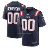 Camiseta NFL Game New England Patriots Treveyon Henderson 2025 NFL Draft Negro