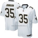 Camiseta NFL Game New Orleans Saints Johnson Blanco