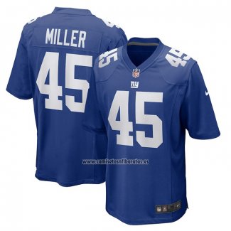 Camiseta NFL Game New York Giants Dre Miller Primera Azul