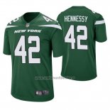 Camiseta NFL Game New York Jets Thomas Hennessy Verde 60 Aniversario