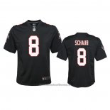 Camiseta NFL Game Nino Atlanta Falcons Matt Schaub Throwback 2020 Negro