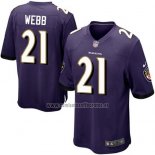 Camiseta NFL Game Nino Baltimore Ravens Webb Violeta
