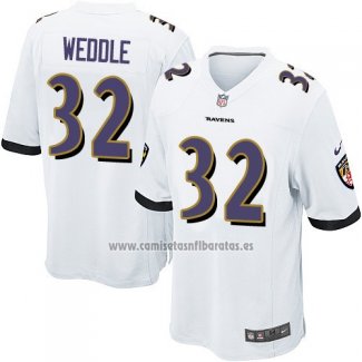 Camiseta NFL Game Nino Baltimore Ravens Weddle Blanco
