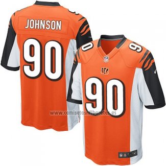 Camiseta NFL Game Nino Cincinnati Bengals Johnson Naranja