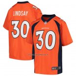 Camiseta NFL Game Nino Denver Broncos Phillip Lindsay Naranja