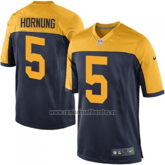 Camiseta NFL Game Nino Green Bay Packers Hornung Negro Amarillo