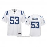 Camiseta NFL Game Nino Indianapolis Colts Darius Leonard 2020 Blanco