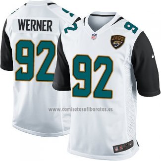 Camiseta NFL Game Nino Jacksonville Jaguars Werner Blanco