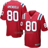 Camiseta NFL Game Nino New England Patriots Amendola Rojo