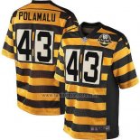 Camiseta NFL Game Nino Pittsburgh Steelers Polamalu Amarillo