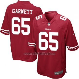 Camiseta NFL Game Nino San Francisco 49ers Garnett Rojo