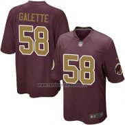 Camiseta NFL Game Nino Washington Commanders Galette Marron