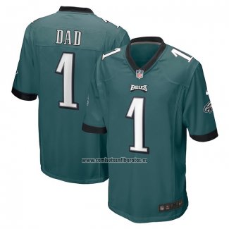 Camiseta NFL Game Philadelphia Eagles Number 1 Dad Verde