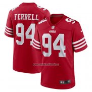 Camiseta NFL Game San Francisco 49ers Clelin Ferrell Rojo