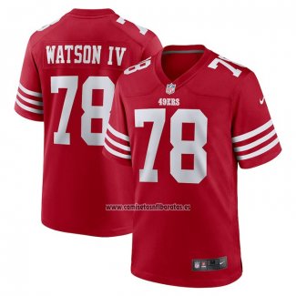 Camiseta NFL Game San Francisco 49ers Leroy Watson Rojo