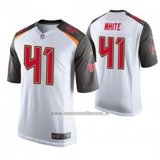 Camiseta NFL Game Tampa Bay Buccaneers Devin White 41 Blanco