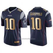 Camiseta NFL Gold Game New England Patriots Garoppolo Profundo Azul