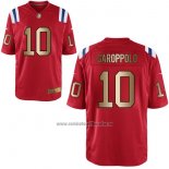 Camiseta NFL Gold Game New England Patriots Garoppolo Rojo