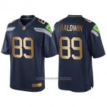 Camiseta NFL Gold Game Seattle Seahawks Baldwin Profundo Azul