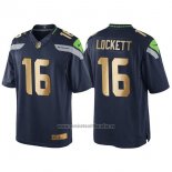 Camiseta NFL Gold Game Seattle Seahawks Lockett Profundo Azul