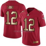 Camiseta NFL Gold Legend Atlanta Falcons Sanu Rojo